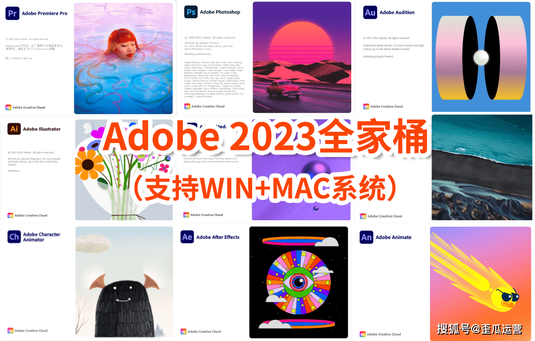 苹果全家桶学生版多少钱:Adobe 2023 全家桶软件已更新！一键安装，功能强大！