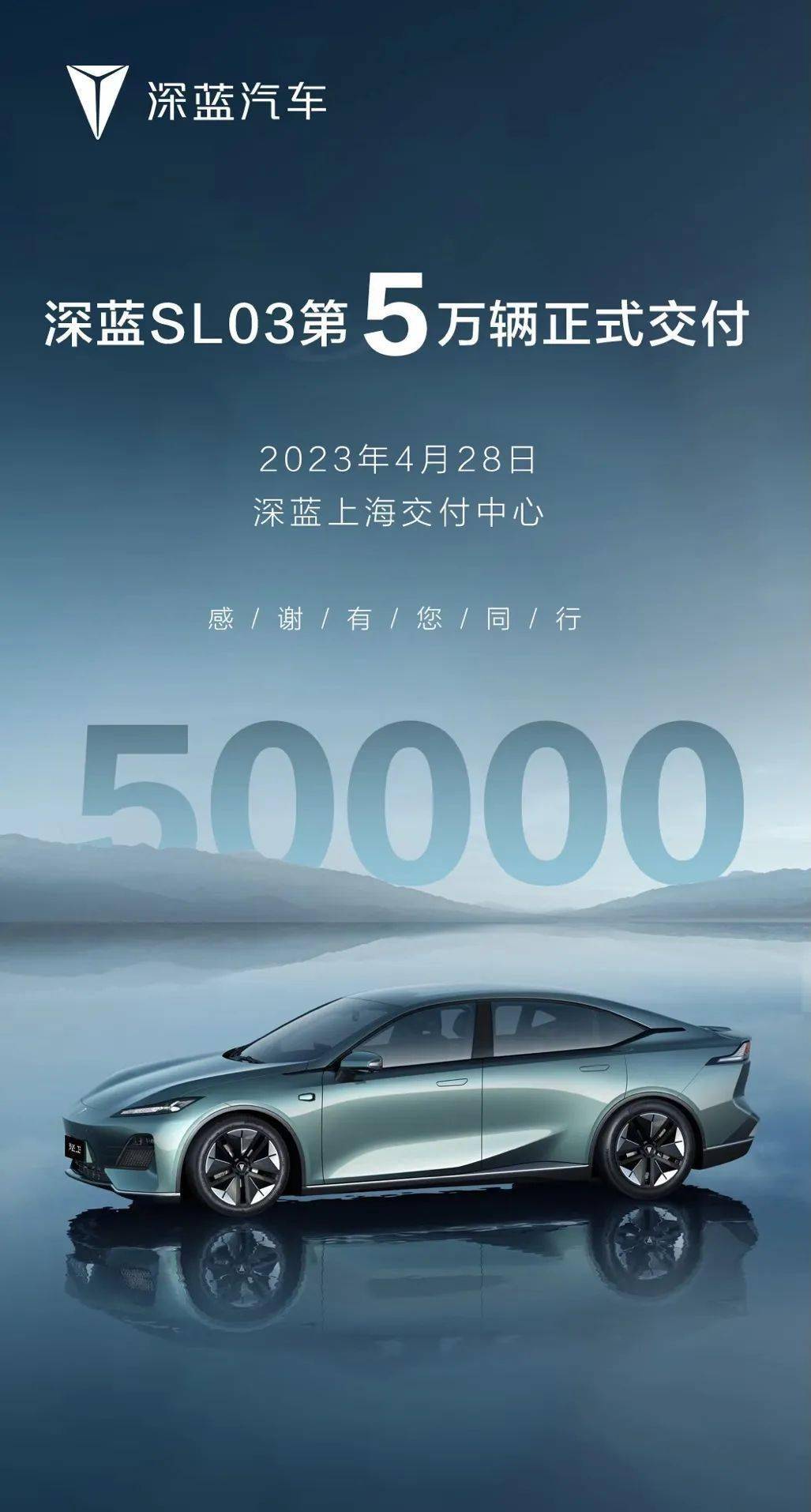 现金快换苹果版:深蓝 SL03 第 5 万辆汽车正式交付，累积安全行驶 2.33 亿公里