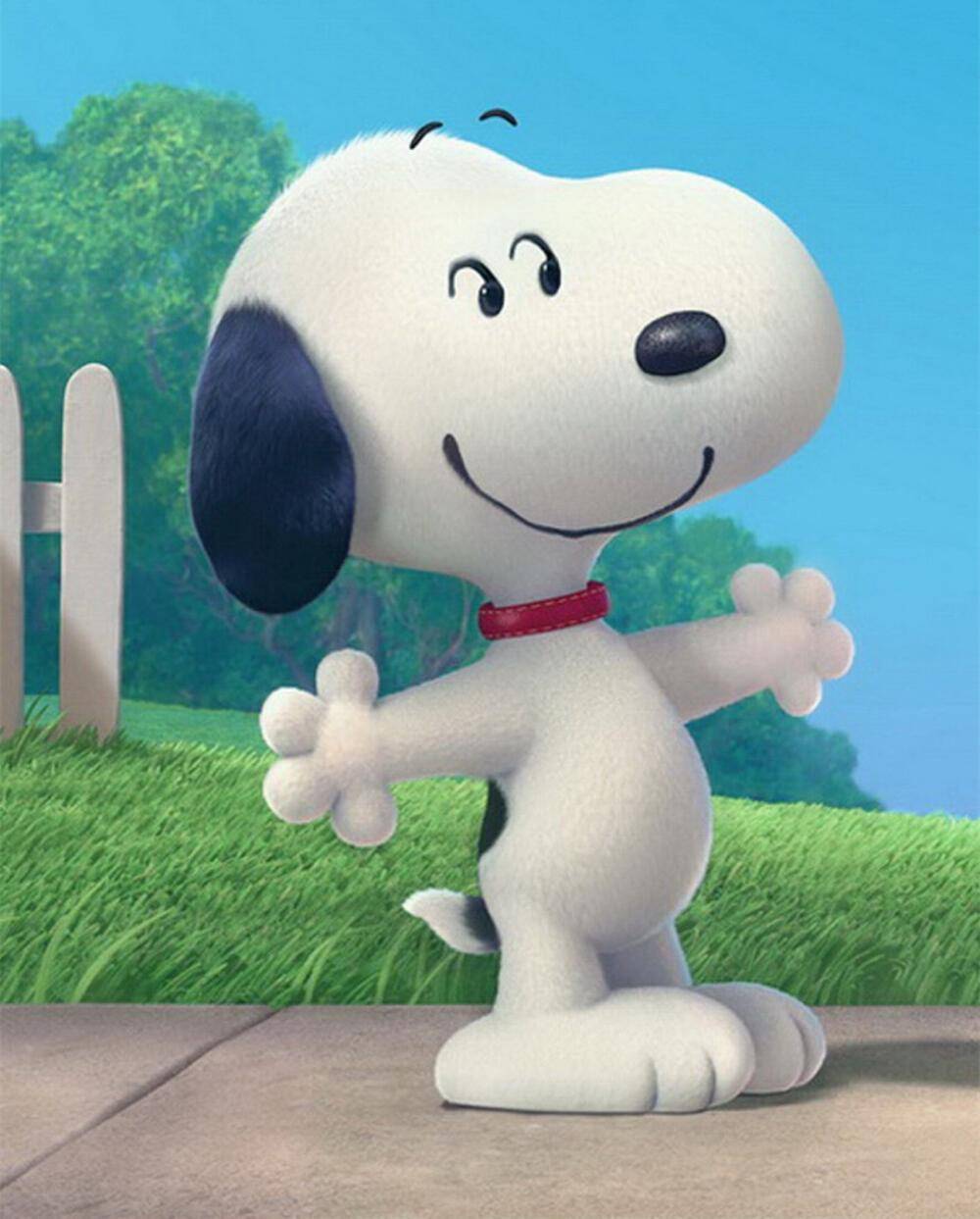 苹果照片漫画版:小狗因为酷似史努比而走红，被称为真狗版史努比，疯狂吸粉